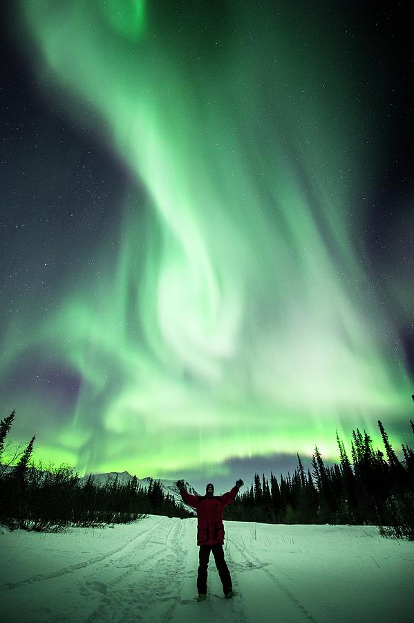 Aurora Borealis In Alaska #19 Photograph by Chris Madeley