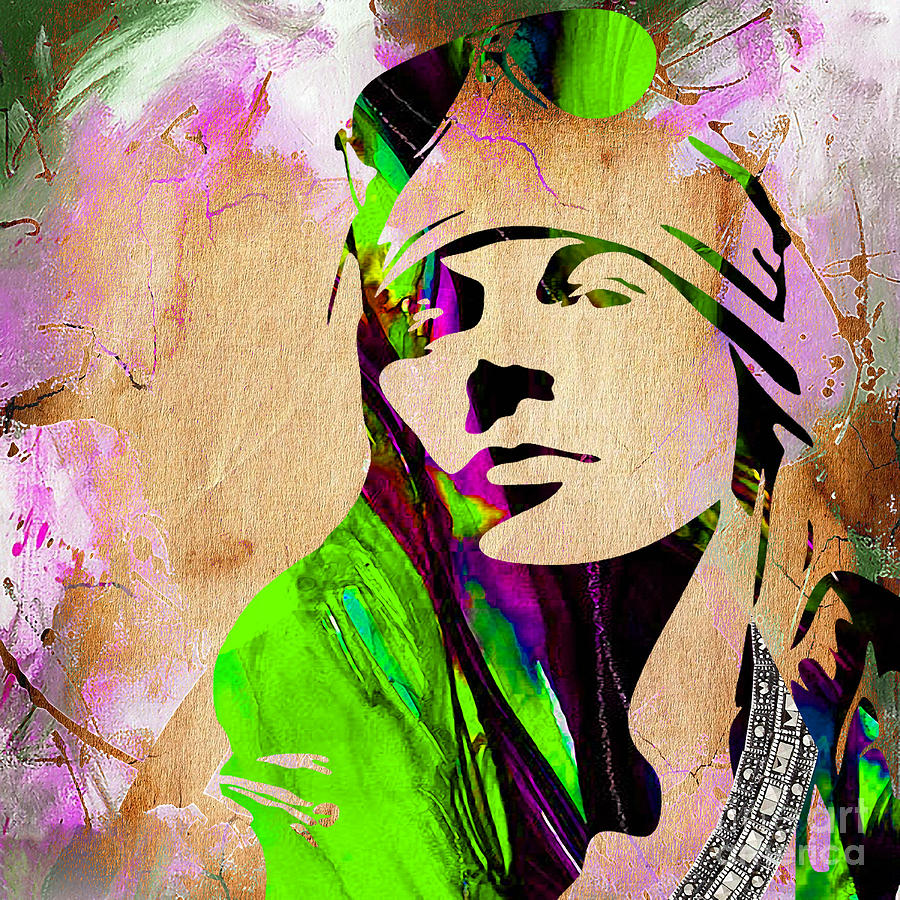 Axl Rose Mixed Media - Axl Roxe Collection #16 by Marvin Blaine