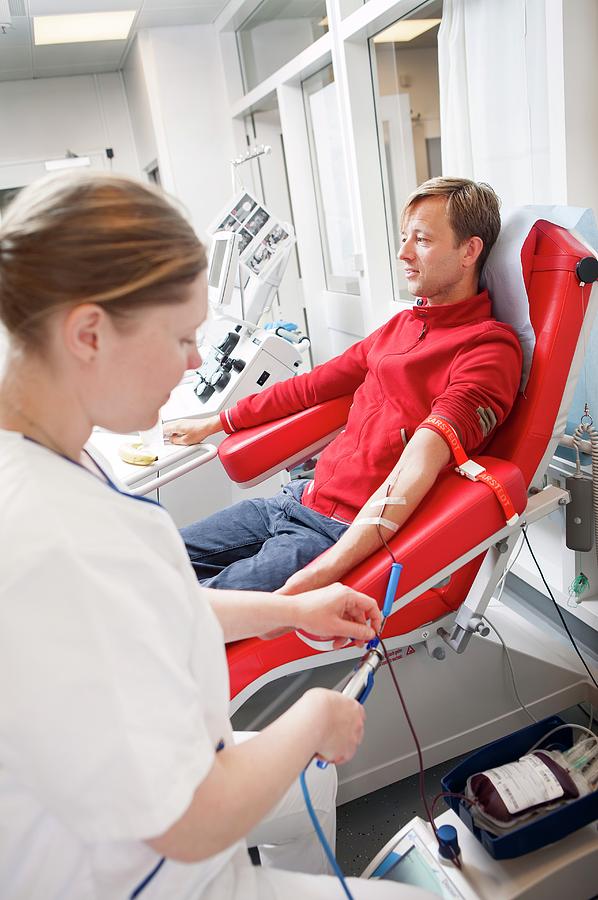 Device Photograph - Blood Donation Clinic #19 by Thomas Fredberg