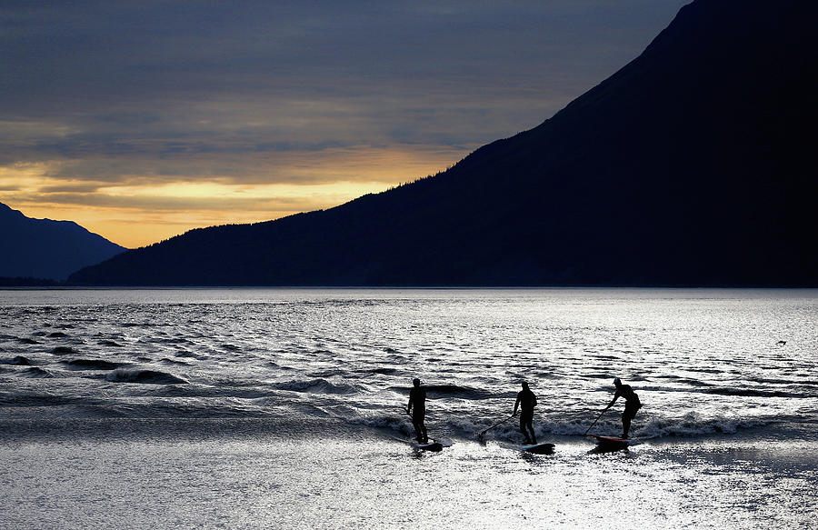 Feature - Bore Tide Surfing In Alaska #19 Photograph by Streeter Lecka