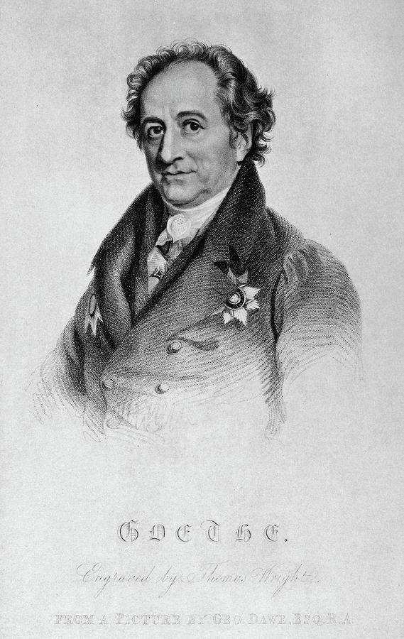 Johann Goethe (1749-1832) #19 Painting by Granger