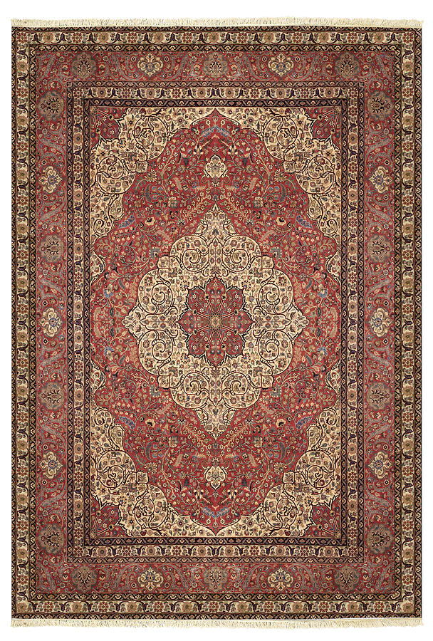 Persian Oriental Rug #19 Photograph by Inhauscreative