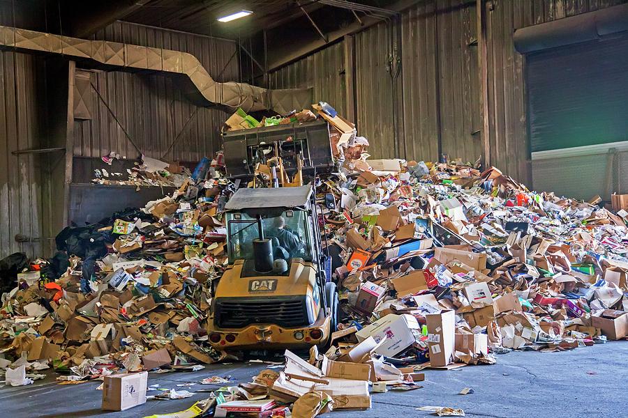 Vehicle Photograph - Recycling Plant #19 by Jim West