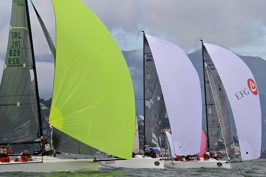 San Francisco Spinnakers #17 Photograph by Steven Lapkin