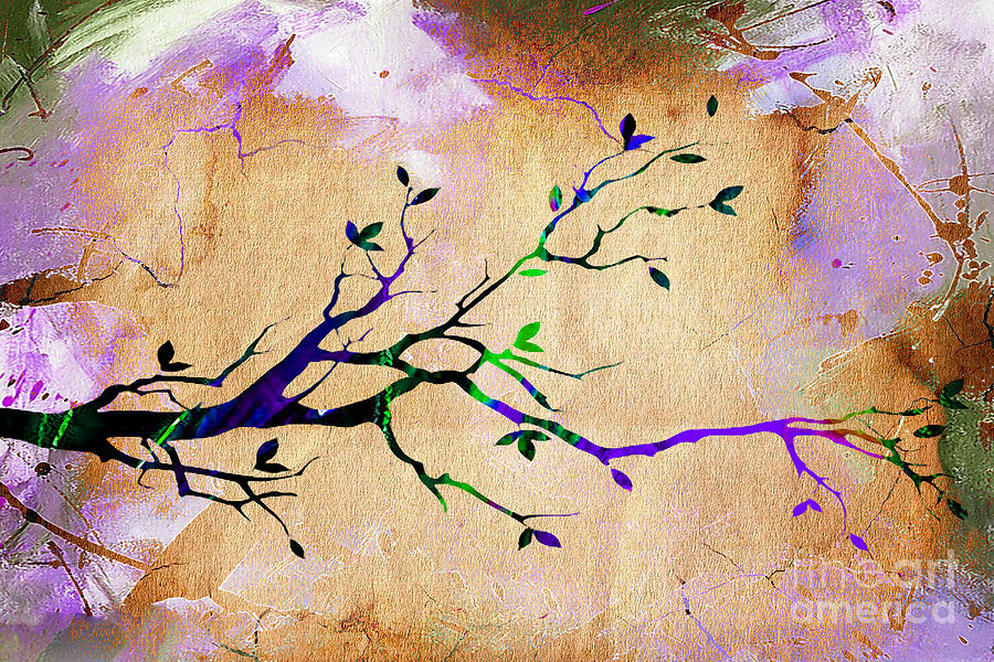 Tree Mixed Media - Tree Branch Collection #19 by Marvin Blaine