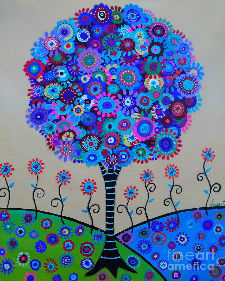 Tree Of Life #19 Painting by Pristine Cartera Turkus
