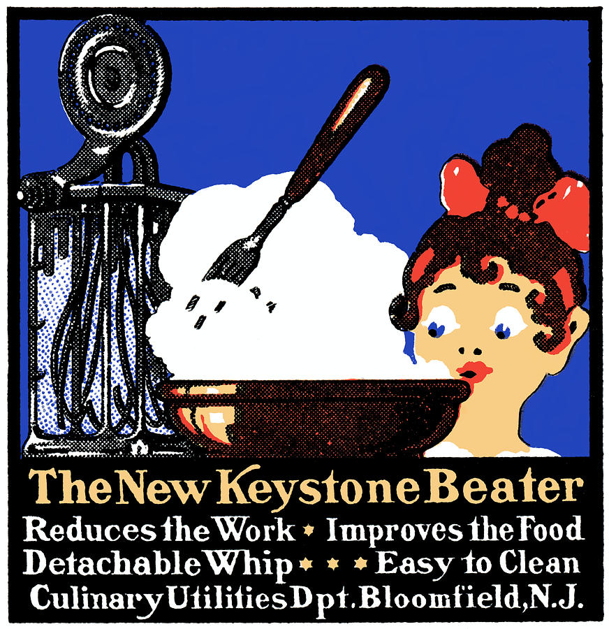 Vintage Painting - 1900 Keystone Beater by Historic Image