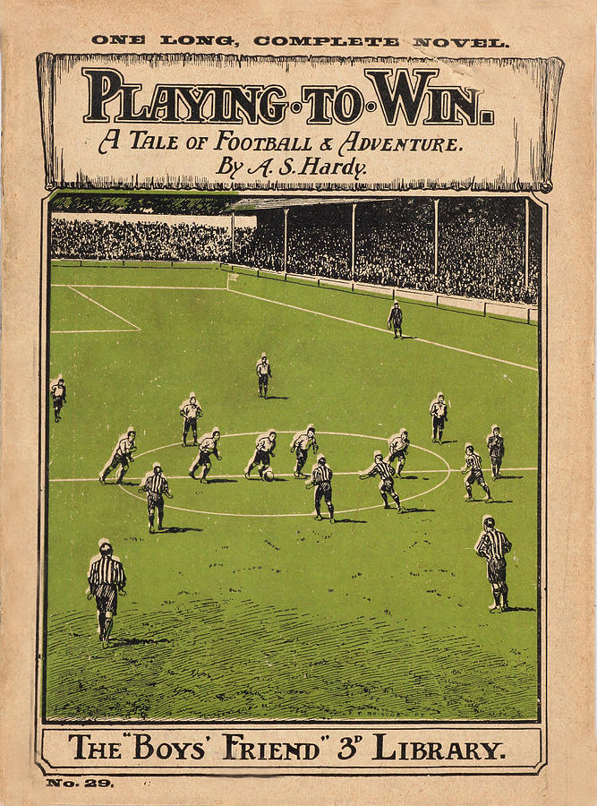 Football Photograph - 1900s Uk The Boys Friend Magazine Plate by The Advertising Archives