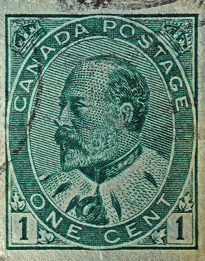 1903-1908 King Edward VII Canadian Stamp Photograph by Bill Owen