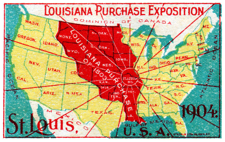 1904 Louisiana Purchase Exposition Painting by Historic Image