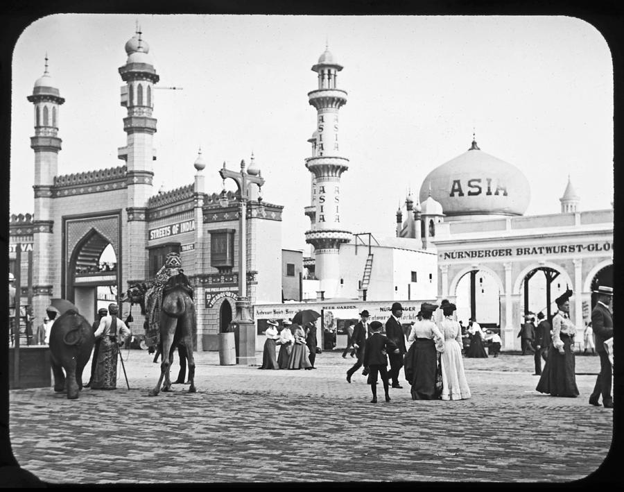 1904 Worlds Fair On the Pike Mysterious Asia Section Photograph by A Macarthur Gurmankin