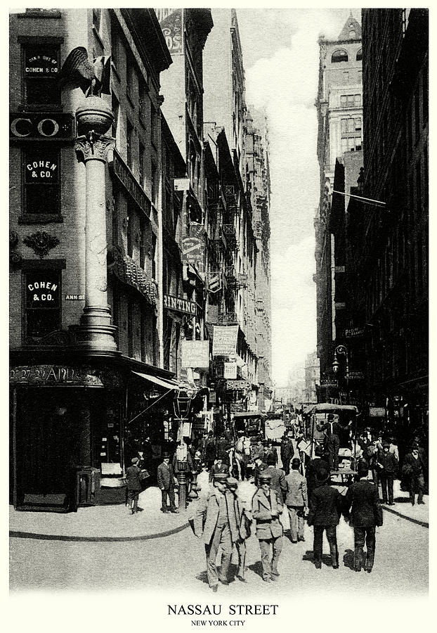 1905 Nassau Street New York City Painting by Historic Image