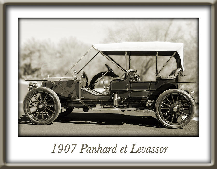 1907 Panhard et Levassor Photograph by Jill Reger