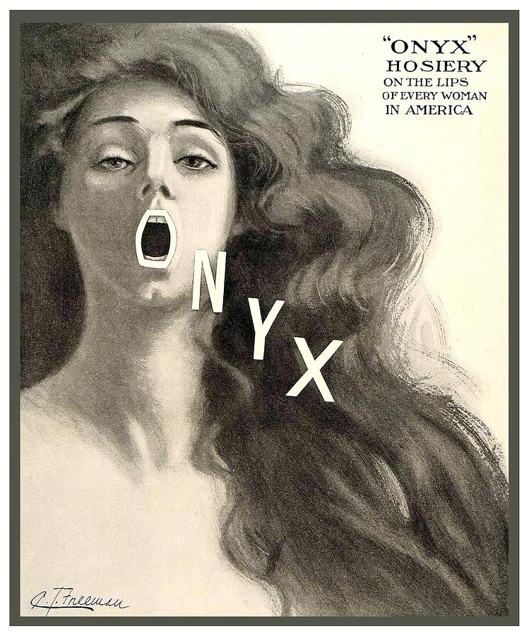 1909 - Onyx Hosiery Advertisement Digital Art by John Madison