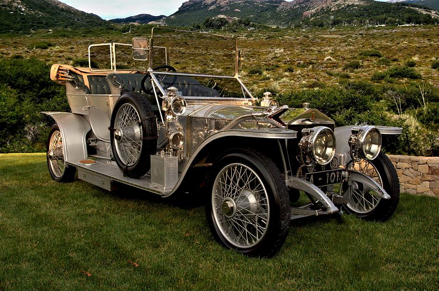 1909 Rolls Royce Siver Ghost Photograph by Tim McCullough
