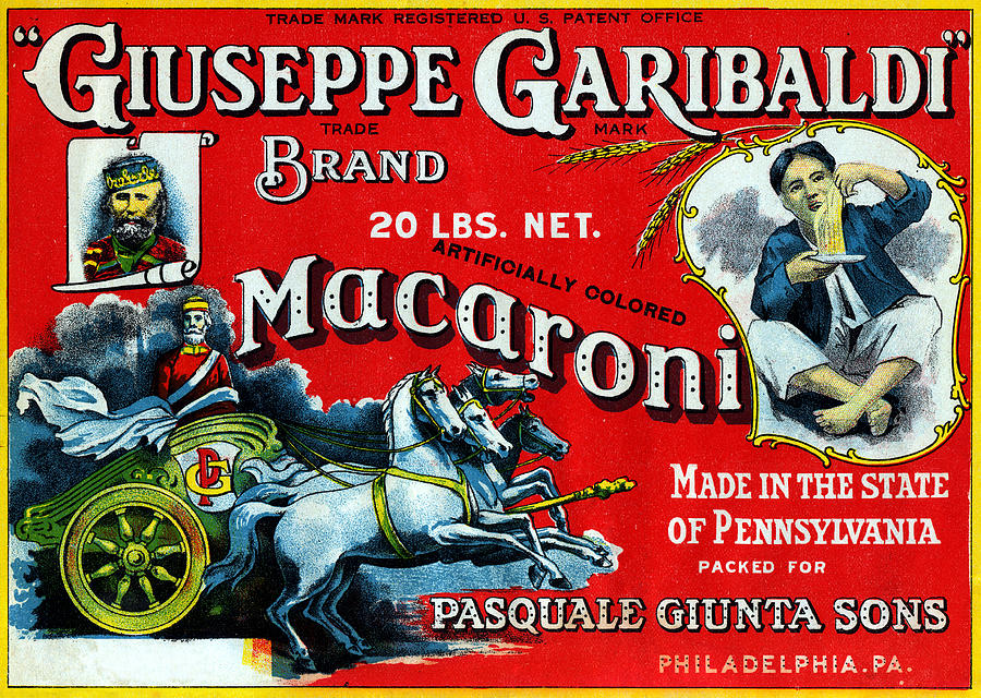 1910 Garibaldi Macaroni Painting by Historic Image