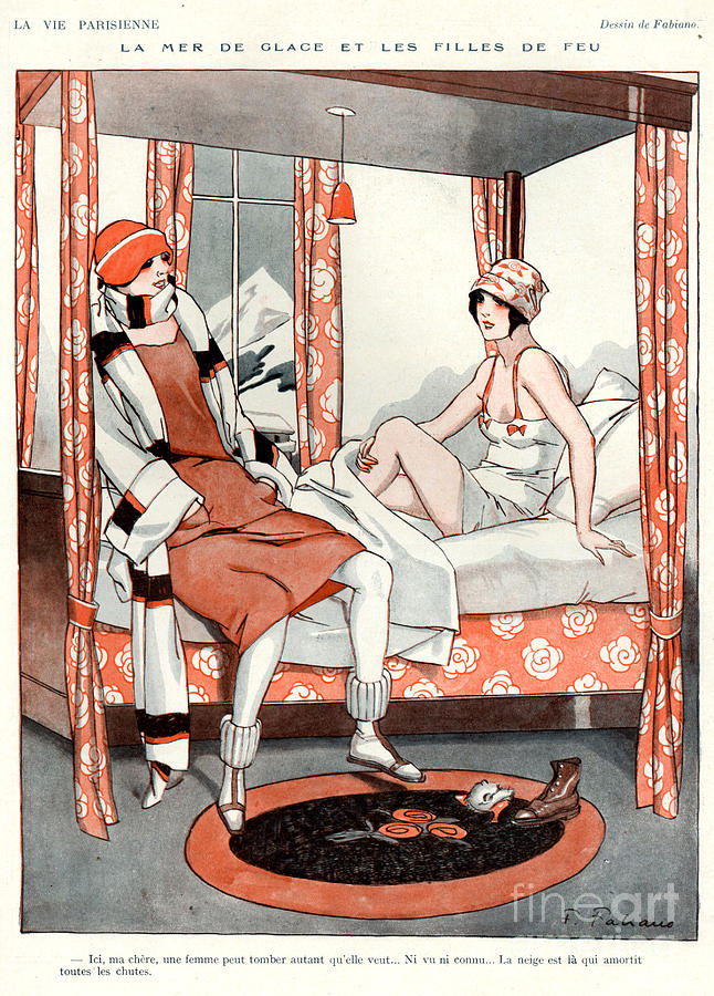 Holiday Drawing - 1910s France La Vie Parisienne Magazine by The Advertising Archives