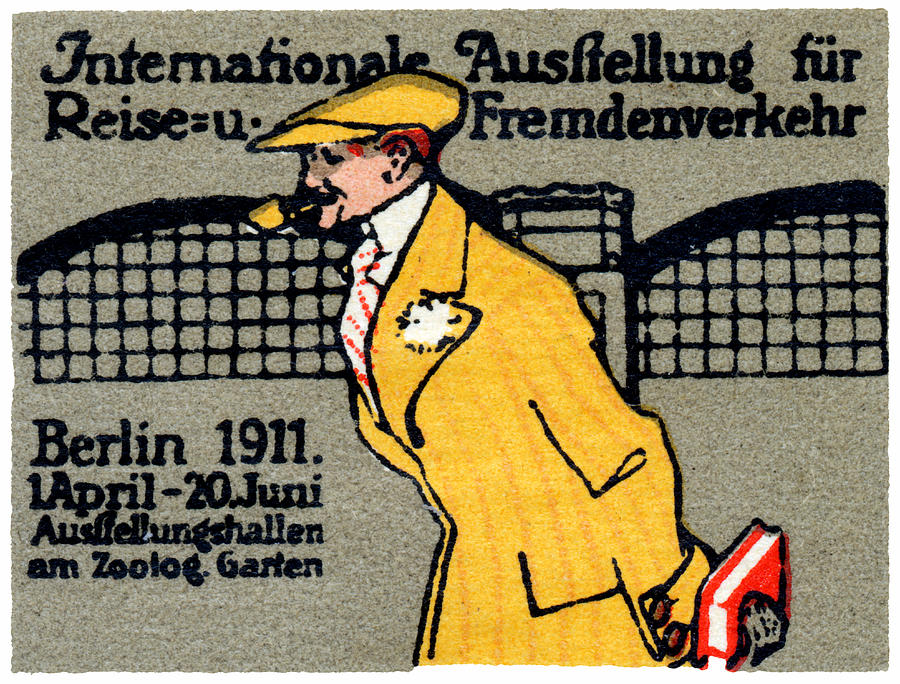 1911 Berlin International Travel Expo Painting by Historic Image