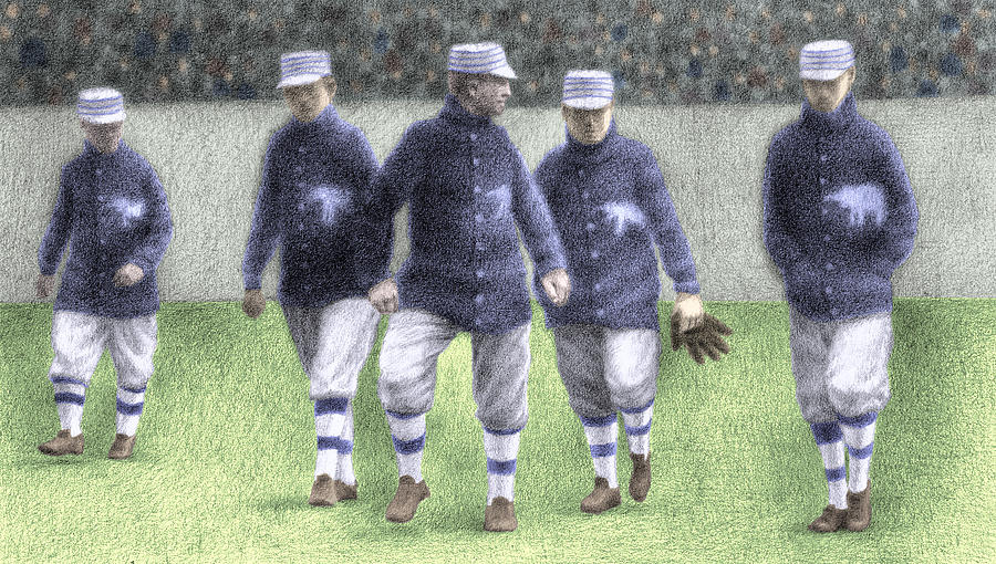 1911 Philadelphia Athletics Digital Art by Steve Dininno - Pixels