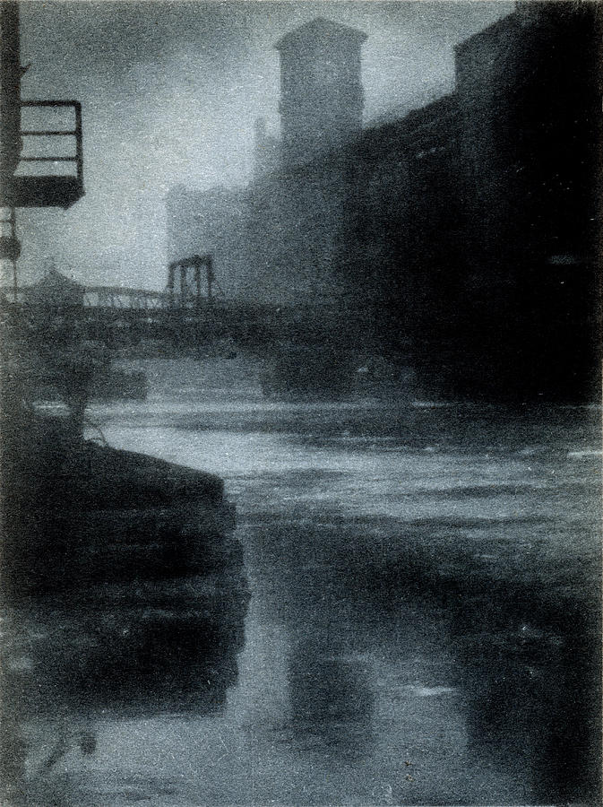 1912 Chicago River Painting by Historic Image