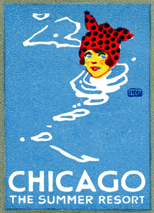 1912 Chicago The Summer Resort 4  Painting by Historic Image