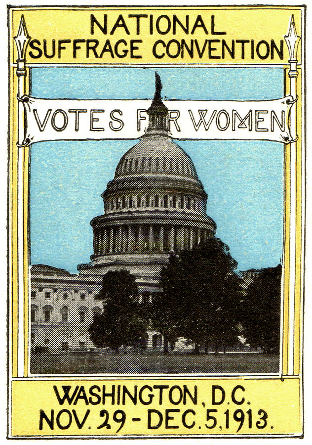 1913 Votes For Women Painting by Historic Image