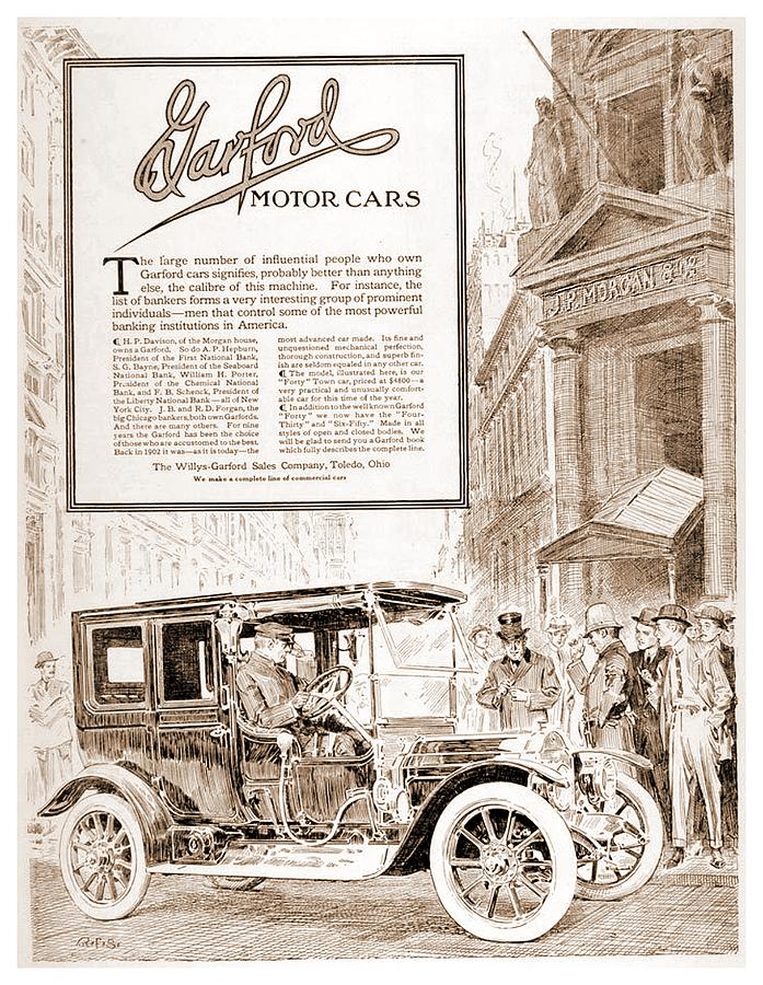 1914 - Garford Automobile Advertisement Digital Art by John Madison
