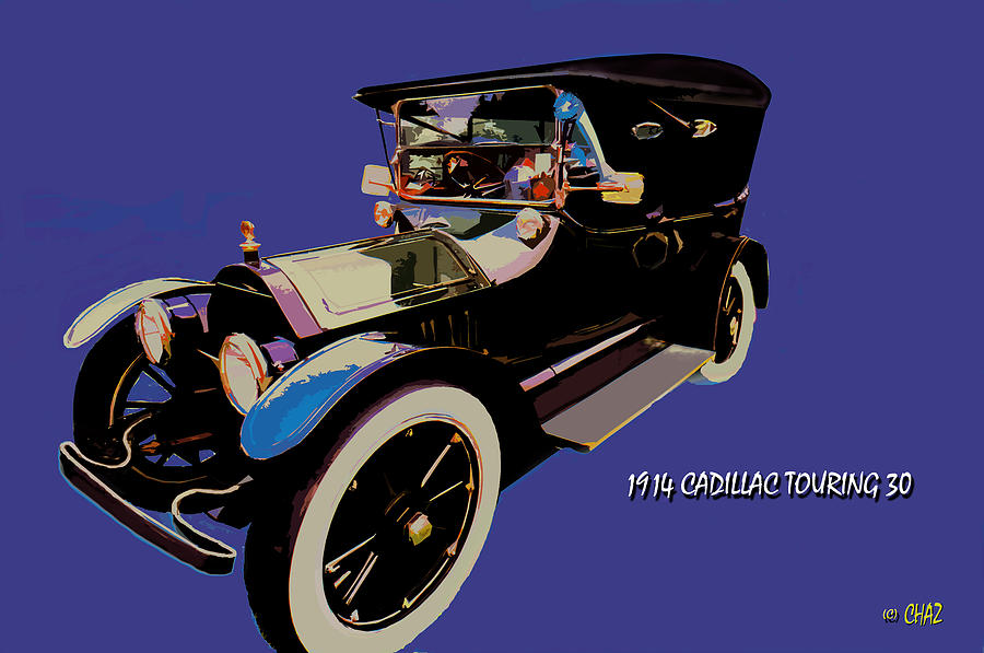1914 Cadillac Touring 30 Painting by CHAZ Daugherty