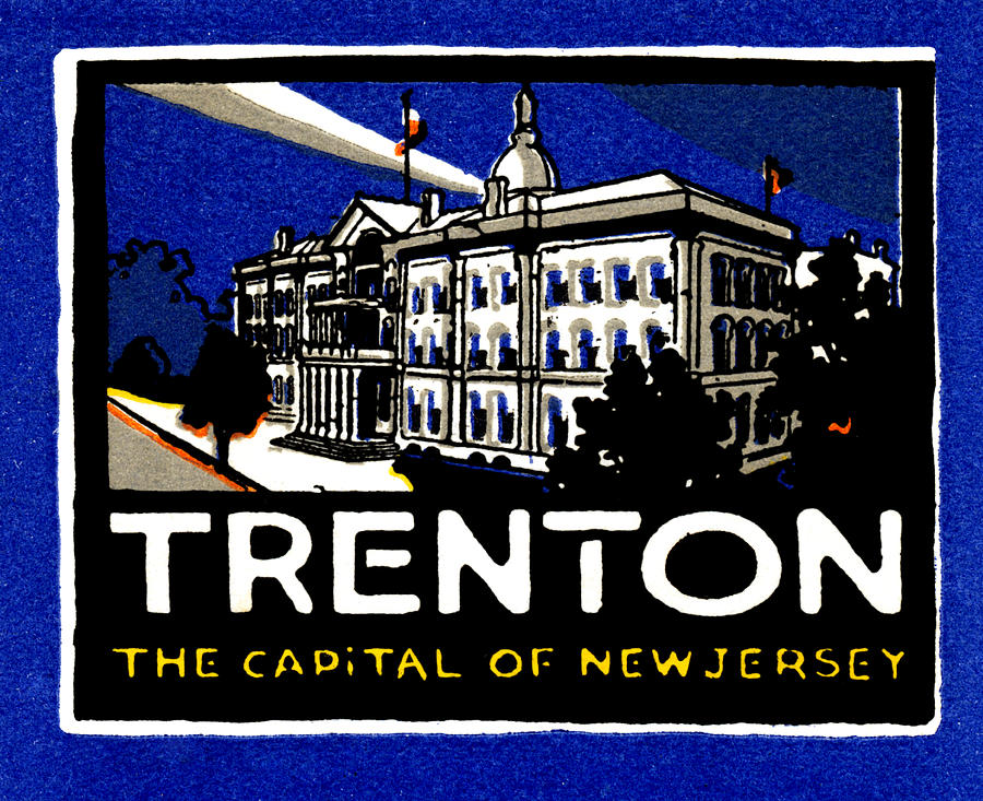 1915 Visit Trenton New Jersey Painting by Historic Image