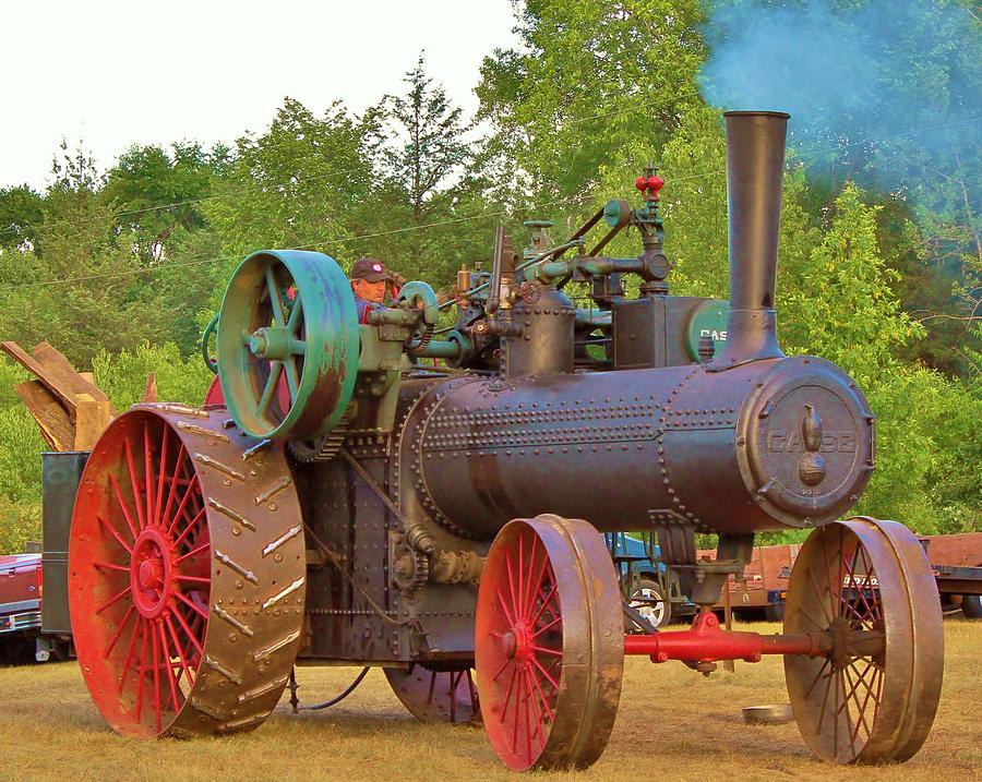 1916 Steam Tractor Photograph by Lowell Stevens - Pixels