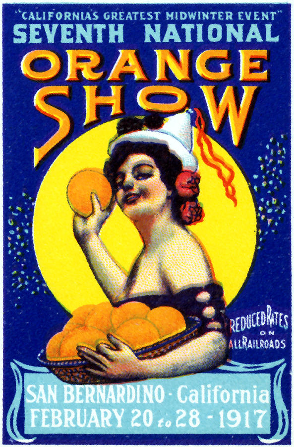 1917 San Bernardino Poster Painting by Historic Image