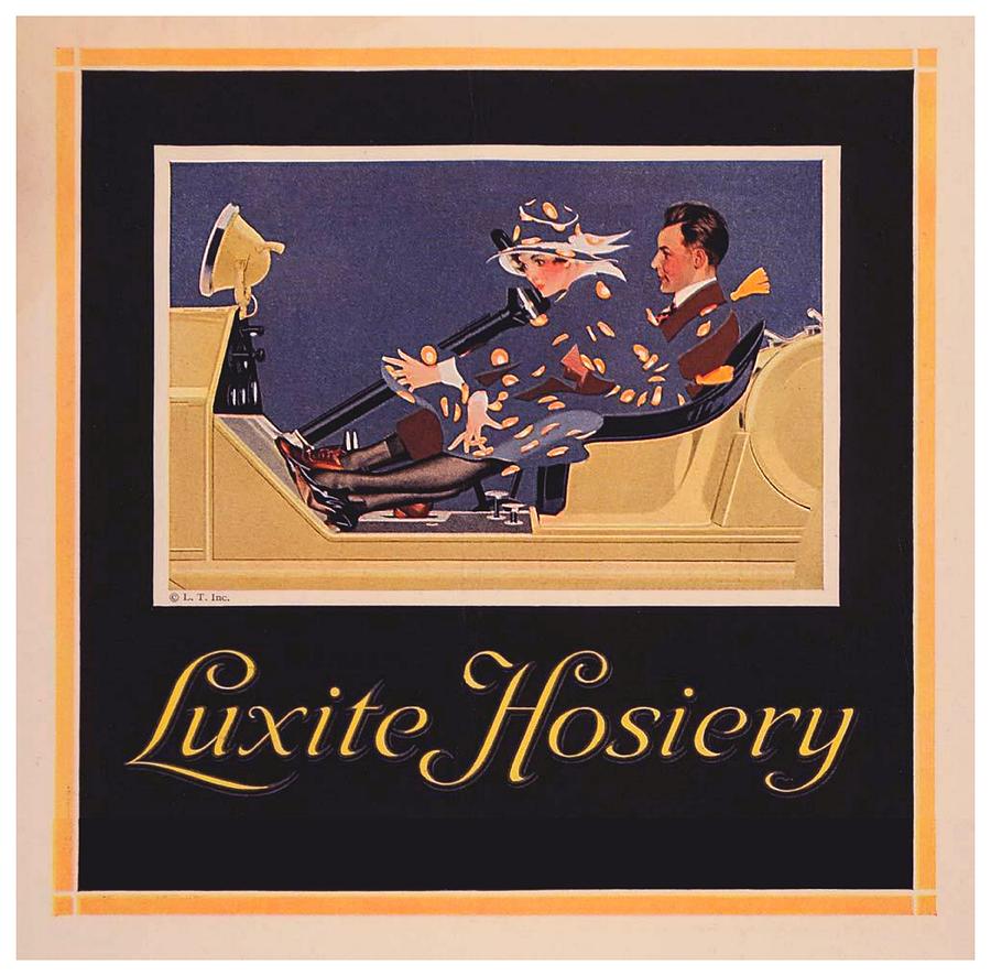 1918 - Luxite Hosiery Advertisement Square - Color Digital Art by John Madison