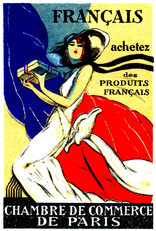 1920 Buy French Products Painting by Historic Image