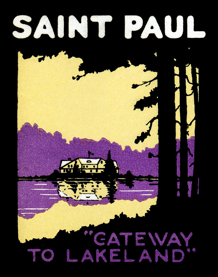 1920 Saint Paul Poster Painting by Historic Image