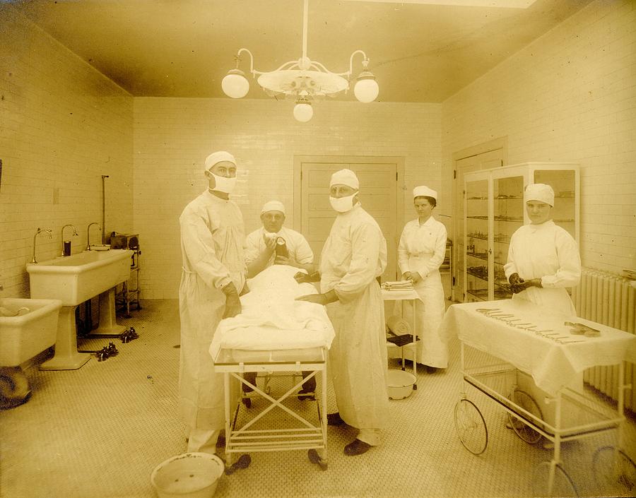 1920s Operating Room Photograph By Vintage Photo Junkie
