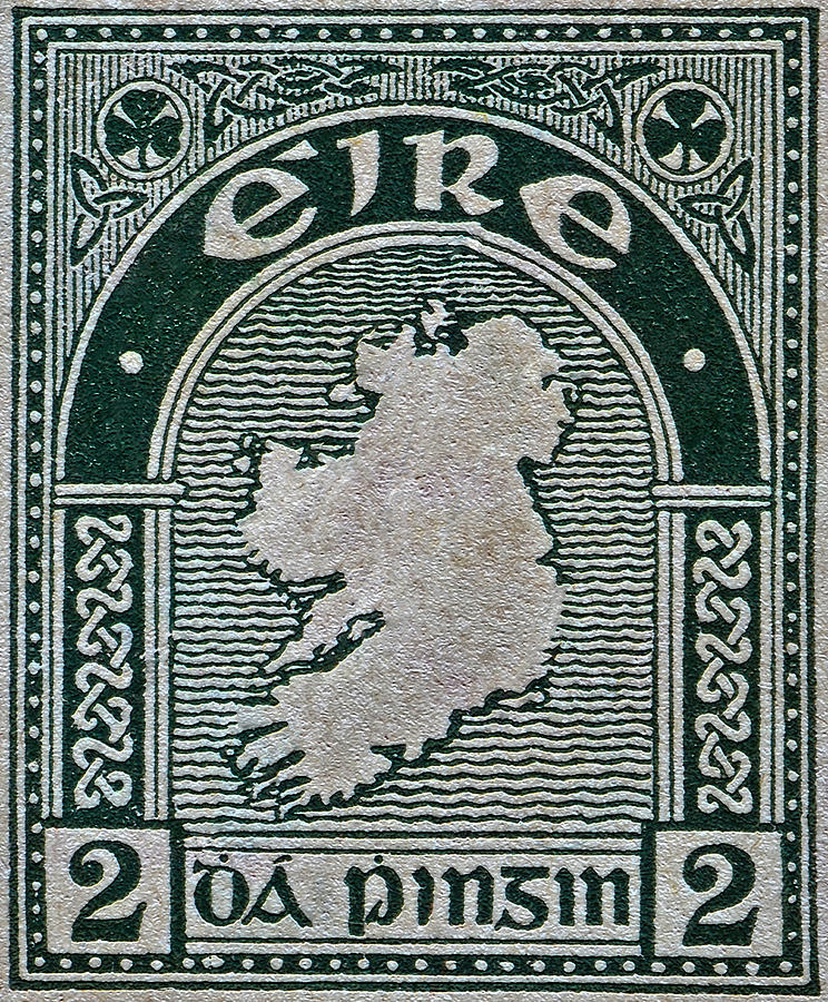 1922 Ireland Eire Stamp Photograph by Bill Owen