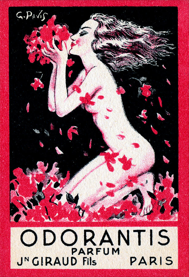 1922 Odorantis French Perfume Painting by Historic Image