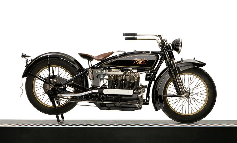 1923 Ace Four Motorcycle Photograph by Panoramic Images