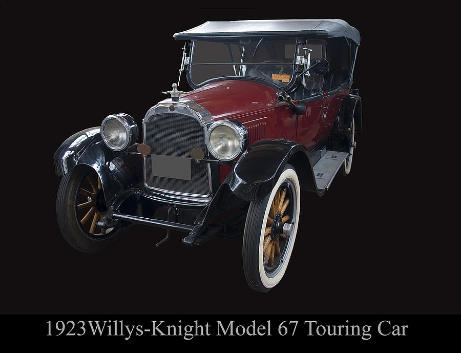 1923 Willys Knight Model 67 Touring Car Photograph by Chris Flees