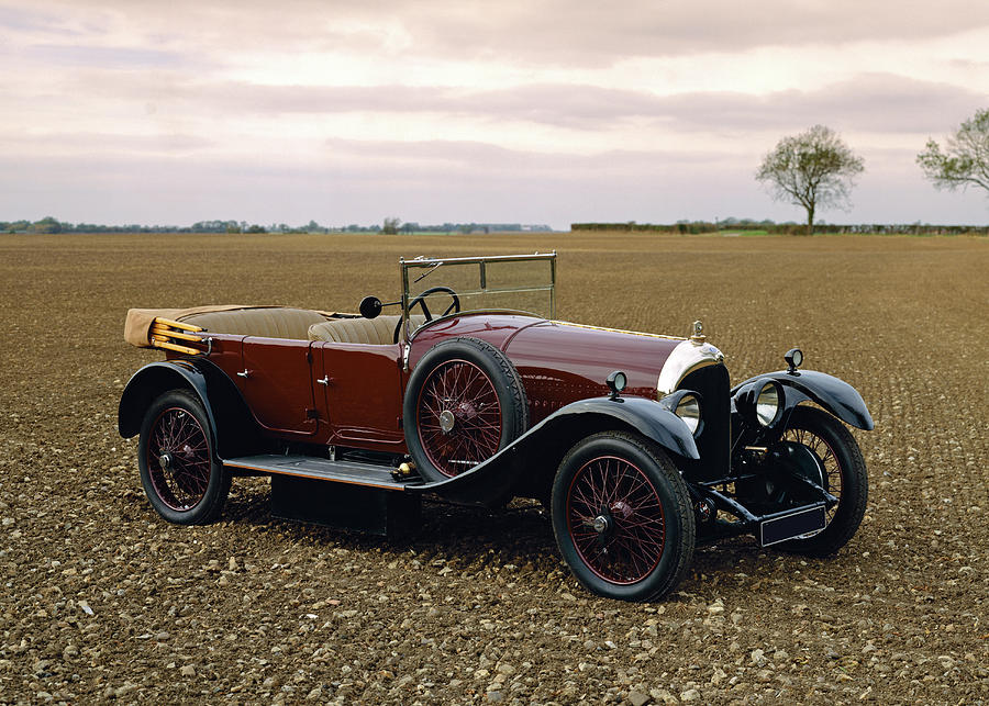 Vintage Photograph - 1924 Bentley 3.0 Litre Open Tourer by Panoramic Images