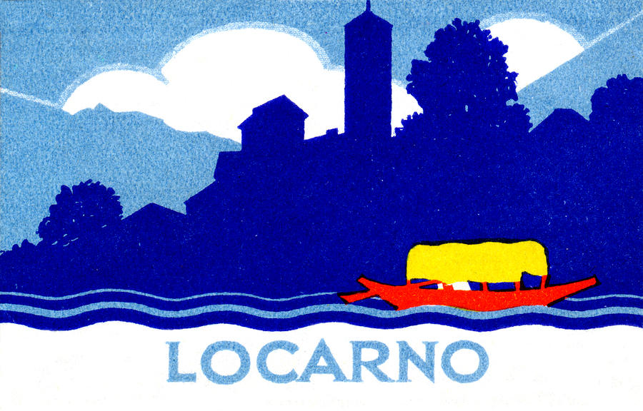 1925 Locarno Switzerland Painting by Historic Image