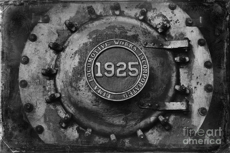1925 Locomotive Train Engine Photograph by Carrie Cranwill