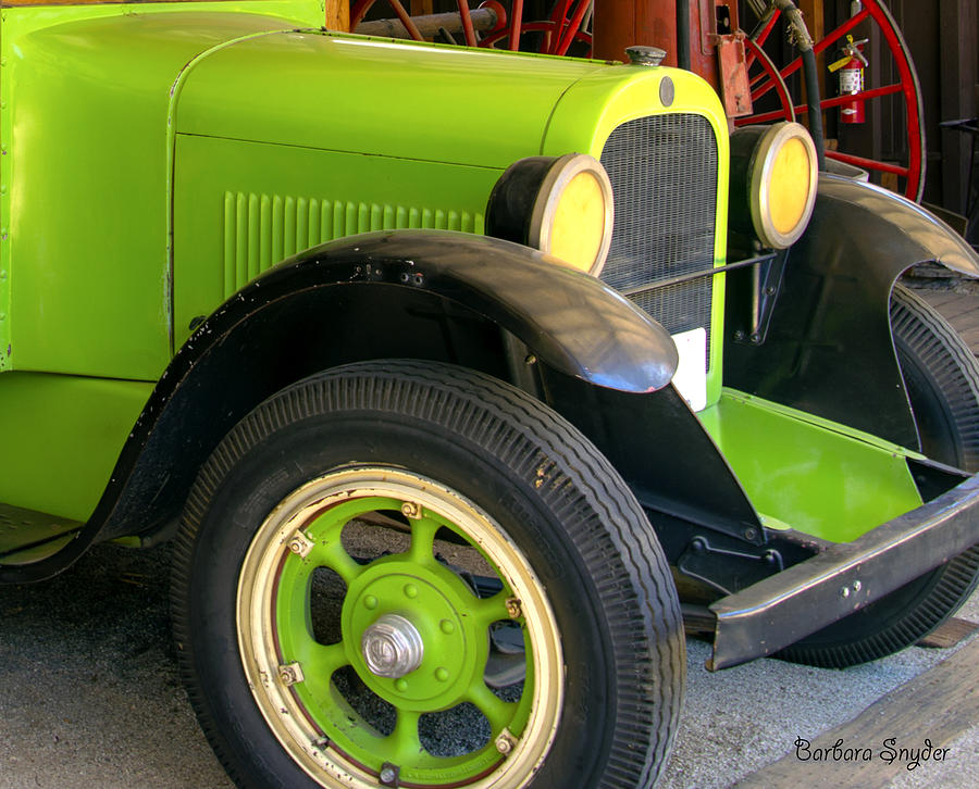 1925 The Graham Truck Detail Photograph by Barbara Snyder