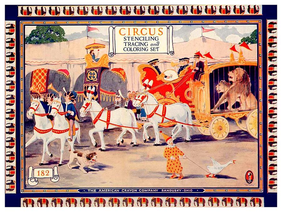 1926 - American Crayon Company Advertisement - Color Digital Art by John Madison