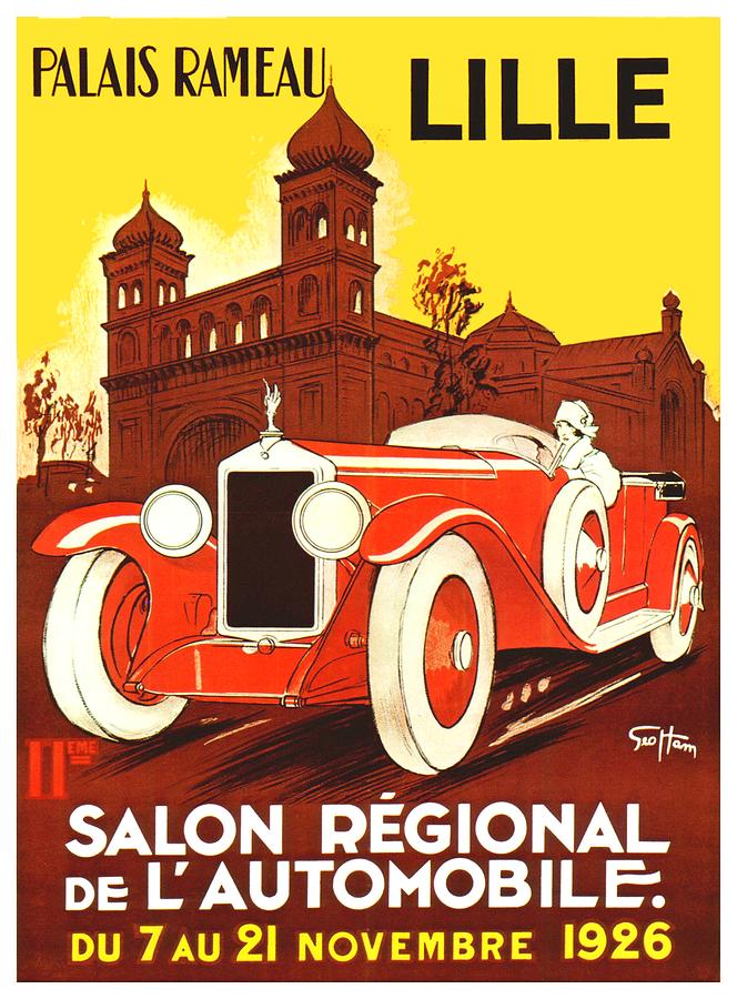 1926 - Lille Salon 11th Annual Poster - Color Digital Art by John Madison