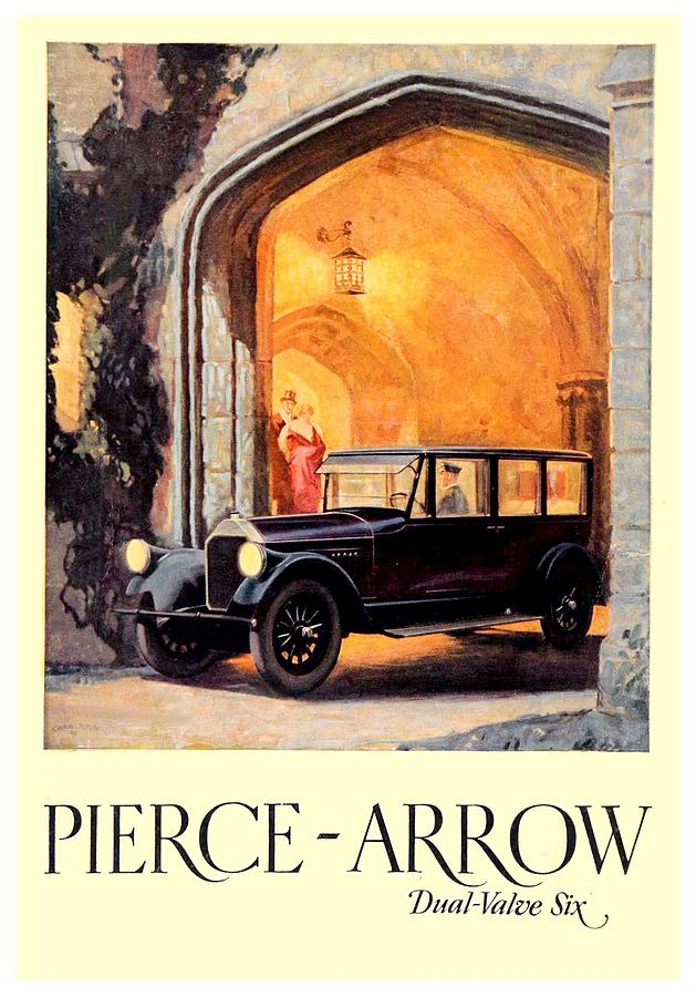 1926 - Pierce Arrow Automobile Advertisement - Color Digital Art by John Madison