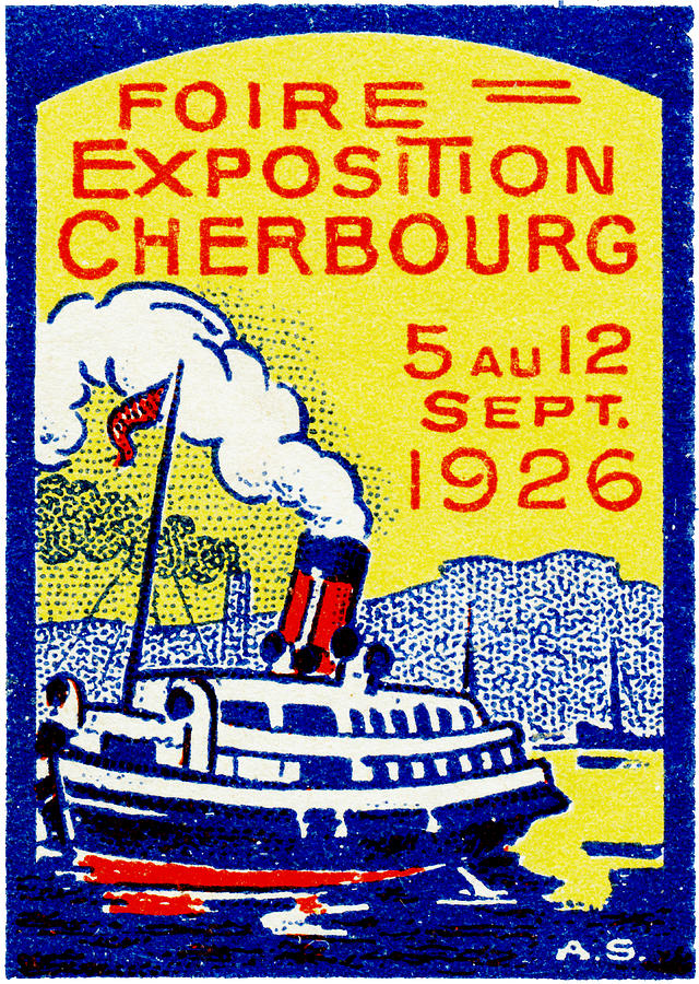 1926 Cherbourg France Exposition Painting by Historic Image