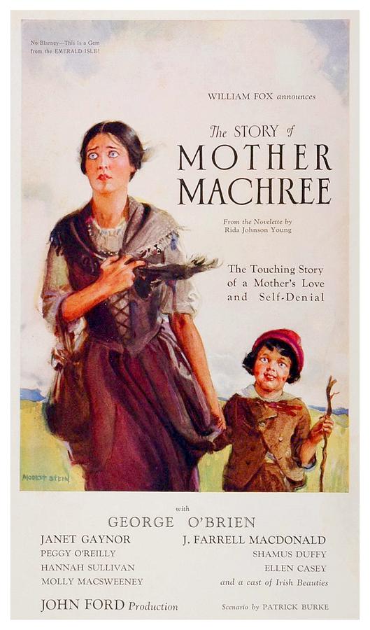 1926 - Mother Machree Motion Picture Advertisement - John Ford - Color Digital Art by John Madison