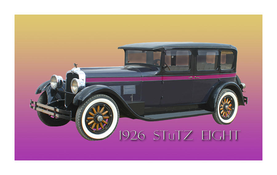 1926 STuTZ EIGHT Sedan Photograph by Jack Pumphrey