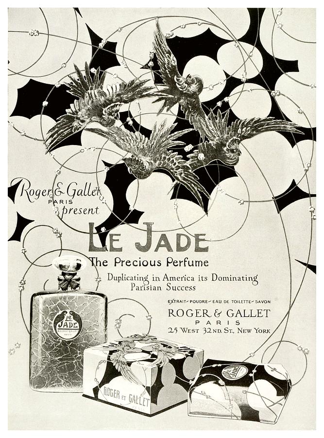 1927 - Roger Galler Le Jade Perfume Advertisement Digital Art by John Madison